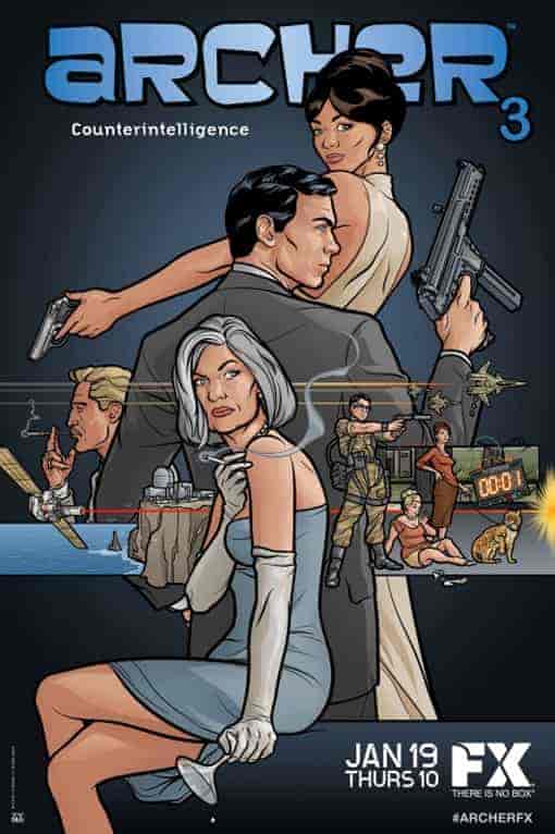 انمي مسلسل Archer الموسم الثالث الحلقة 7 السابعة مترجمة